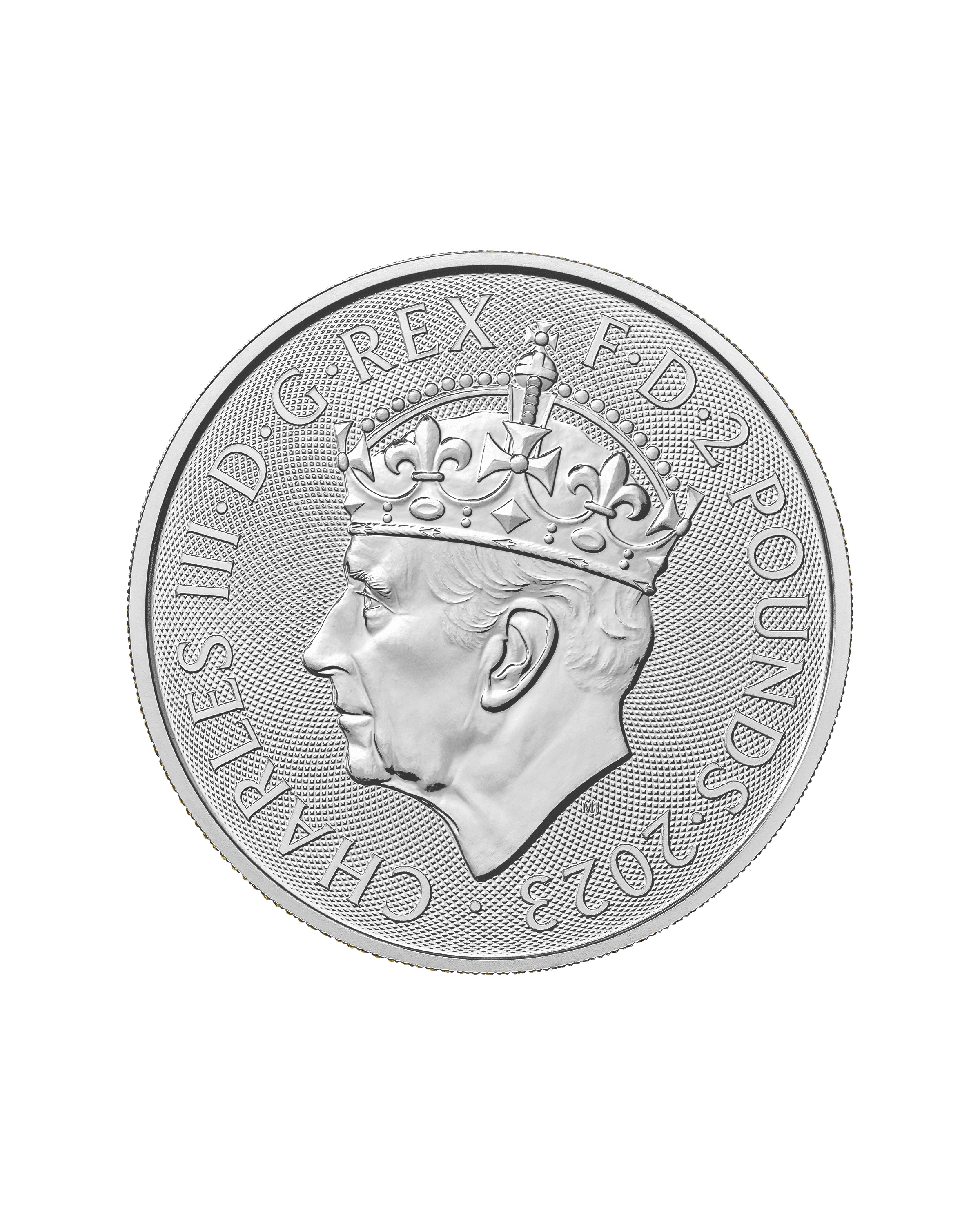 The Coronation Britannia 2023 1oz Silver Bullion Coin.